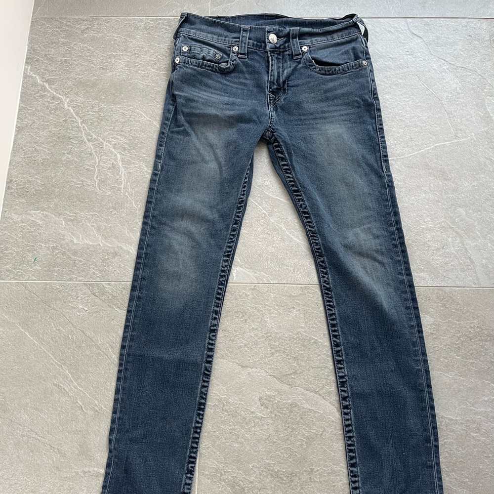 True Religion Men's Relaxed Jeans - Dark Blue